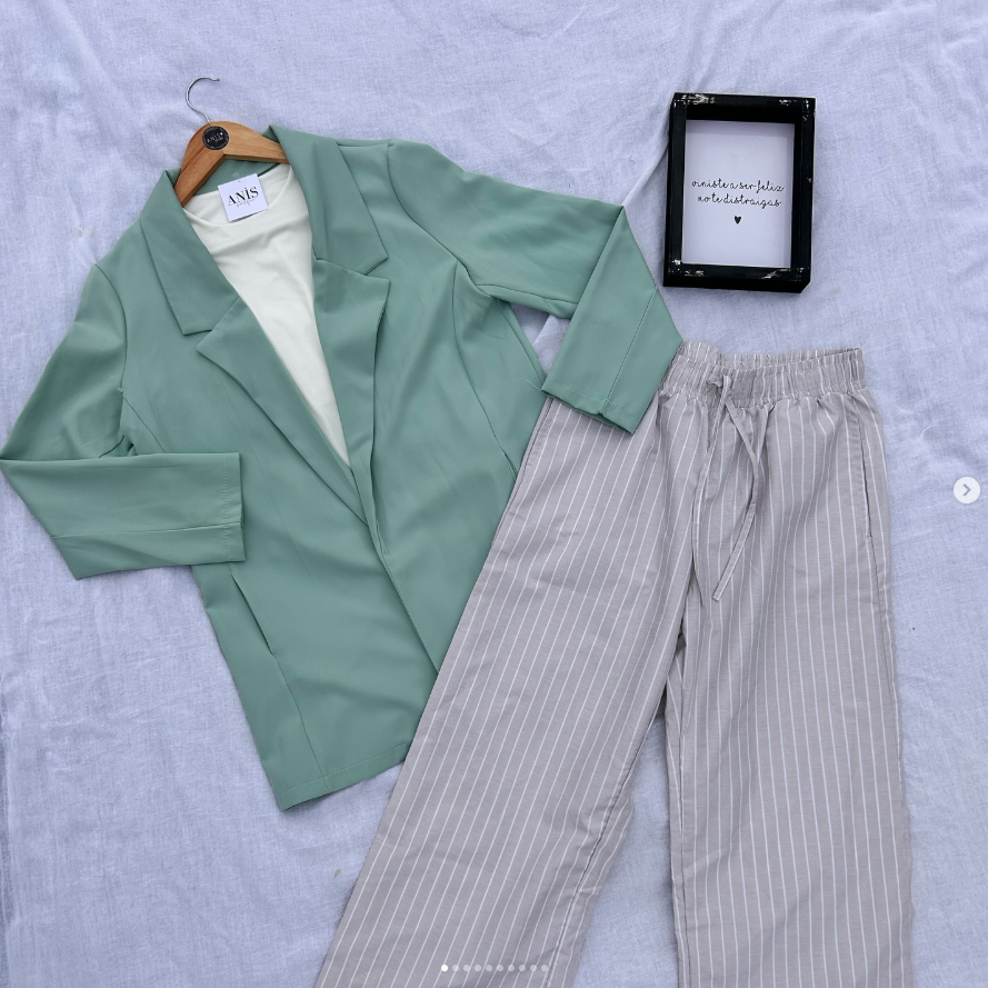 Blazer verde menta